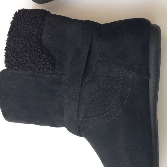 Dolce Vita Elsa Boots Faux Suede Leather Buckle Closure Women's Sz 10 - Picture 11 of 15